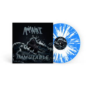 Amanaki - Immutable 'Blue Opaque w/ White Splatter' 12" Vinyl